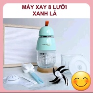 Máy xay HATTIECS 8 lưỡi xay siêu mịn siêu bền bảo hành 18 tháng