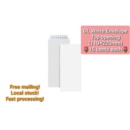 DL Envelope 110x220mm Standard size (Per piece)