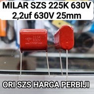 MILAR SZS CAP 225K630V 225K 630V 2.2uF 630V 25mm SZSOriginal