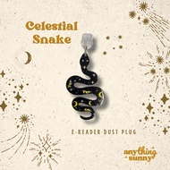 Celestial Snake - E-reader Dust Plug (Kindle, Kobo, Boox, Phone)