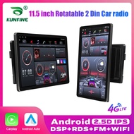 11.5 Inch Rotatable Vertical Screen Car Radio 2 Din Android Multimedia DVD Player GPS Navigation Aut