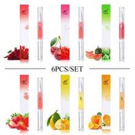 6pcs/Set Nail Nutrition Oil Pen Nail Treatment Nail Cuticle Oil Repair For Hand Strengthening Nail G