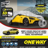 SUBARU XV 3-Layer Car Body Cover Aluminum Film ONEWAY Thick Waterproof
