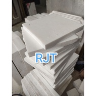 Teflon sheet PTFE sheet 20mm 12cm x 12cm custom