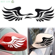 (qianmen8.sg)Hot Sell 1 Pair Wing Style Car Truck Rearview Mirror Decal Reflective Sticker Decoration