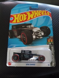 Hot wheels BONE SHAKER hitam peleg merah