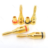 4mm Gold Plated Banana Plugs Wire socket  Connectors Plug Connector  MY28B