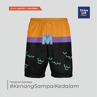 SICLUS LAB - [VOL DRYFIT FULLPRINT] Barnacle Boy Police Bikini Bottom Fullprint Pants for Men and Wo