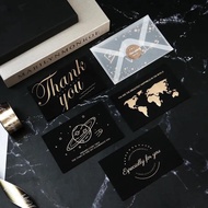 Gold Stamping Greeting Card Fathers / Mothers Day ,Happy Birthday, Flower Wedding Wishing Card 祝福卡 贺