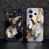 Redmi Note 14 4G 2025 Note 14 5G 2025 - Softcase - Butterfly Motif - Cool Case - Fashion Case