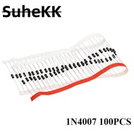 100PCS 1N4007 4007 1A 1000V DO-41 High quality Rectifier Diode IN4007 1n4007