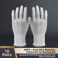 Anti-slip Wear-resistant Cut-resistant Safety Work Gloves EN388