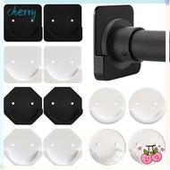 CHERRY 2pcs Shower Curtain Rod Adjustable No Drilling Stick Universal Screw Fixation Tension Holder