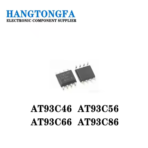 20pcs IC AT93C46 AT93C56 93C66 DIP-8 93C46 93C56 93C66 AT93C86 93C86 SOP8 EEPROM (256x8)/(128x16) 2K