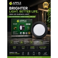 Apple LED Lighting 1117 26W Surface Downlight 6500K Putih 3000k kuning lampu ceiling lampu carpark r