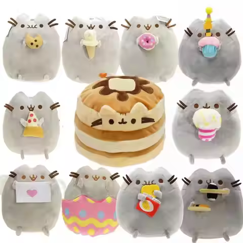 Pusheen Cat Ornament Cute Desk Accessories Cartoon Cat Decorations Kawaii Bag Charms Birthday Gifts