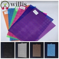 WILLIS Cross Stitch Canvas Grid, 28x21cm 14CT Embroidery Fabric Canvas Grid, Stitching Embroidery Handmade Convenient Square Plastic Canvas Fabric Women