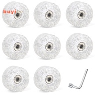Quad Roller Skate Wheels Skateboard Wheels PU Skateboard Wheels White