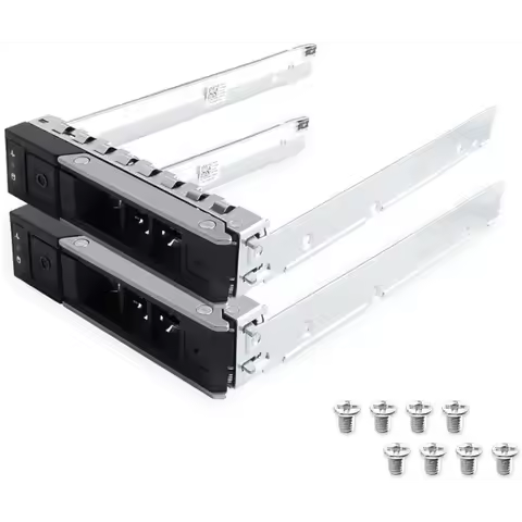 2pcs 3.5" Inch X7K8W 0X7K8W SAS SATA Hard Drive HDD Tray Caddy for Dell 14th Gen 14 G14 R640 R740 R7