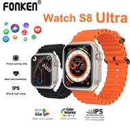 Fonken S8 Ultra Smart Watch Bluetooth Call Sports Smartwatch Wireless Charging Smart Watch For Android IOS