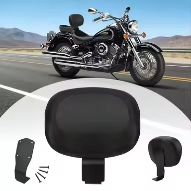 Suitable for Yamaha XVS400 650 (1998-2019) – Modified Driver & Rear Passenger Backrest Set