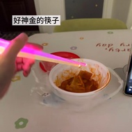 促销【Promotion】搞怪抽象发光筷子食品级可重复使用家用宿舍吃夜宵神器个性筷子Funny, abstract, glow-in-the-dark chopsticksfood-grade and