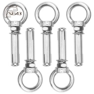 5Pcs M8 x 60mm Expansion Bolt Anchor Bolt 304 Stainless Steel Ring Lifting Anchor Eye Bolt Expansion