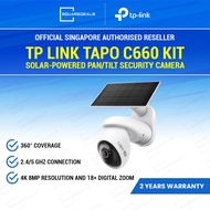 TP Link Tapo C660 Solar-Powered Pan/Tilt Security Camera Kit 4K 8MP resolution and 18× digital zoom