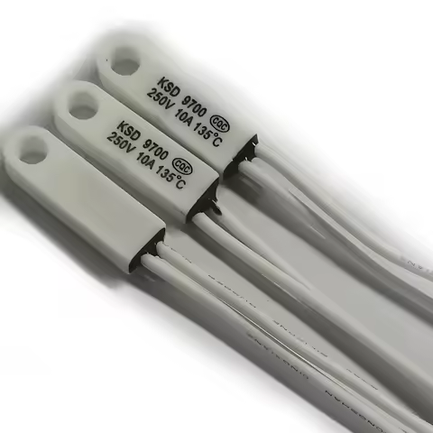 10PCS/Lot Ceramic KSD9700 10A/250V Temperature Switch Normally Close Thermostat Thermal Protector 40