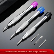 3Pcs/Set Watch Movement Screwdrivers Kit For RLX 3235 Movement Watch Triangular Oscillating Weight R