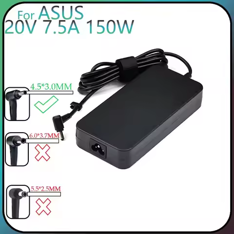 20V 7.5A 150W ADP-150CH B 4.5*3.0mm AC Adapter Laptop Charger For ASUS TUF GAMING X571L F571G F571L 