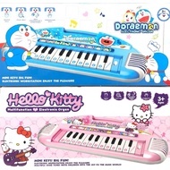 ✨Ready Stock✨118D-78A/78B B/O PIANO CARTOON DOREAMON HELLO KITTY ELETRONIC ORGAN TOYS FOR KIDS
