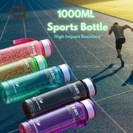 1000ML Sports Water Bottle with Strap BPA Free Large Capacity Portable Plastic Bottle Botol Air Vira