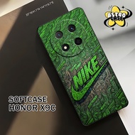HP Case Honor X9C New Softcase Procamera Latest Honor Phone Case Green Motif Quality Case - Honor - 