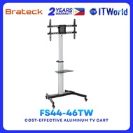 Brateck FS44-46TW Aluminum TV Cart 37–86in Height Adjustable 50kg FS44-46TW itw