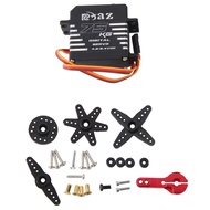 【GoS】-75KG H-V 180° Magnetic Induction Waterproof Brushless Digital Servos Replacement for 1/10 1/8