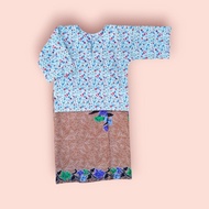 The.nabella Baju Kedah , Baju Kurung Kedah , Baju Opah Budak  Pattern Klasik (Sepasang)