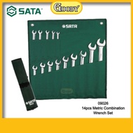 SATA 09026 Metric Combination Wrench Set 14pcs