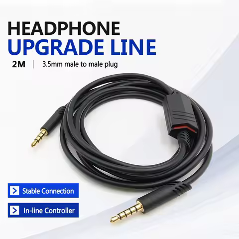 Replacement Headset Cord for Logitech Astro A10 A40 A40TR A50 Inline Mute Gaming Headphones Console 