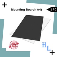 Mounting Board (Black) Size A4 800gsm