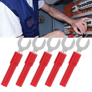 concon LiebeWH 10pcs Electrical Fork Spade Wire Connector Y Type Connectors Heat Shrink Banana Plug 