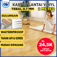 KARPET LANTAI VINYL TEBAL 0.7 MM |  METERAN TEBAL | IMPORT CHINA |  LEBAR 2 METER DIJUAL PER 50 CM T