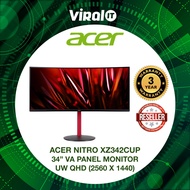 ACER NITRO GAMING XZ342CUP 34" VA PANEL MONITOR ULTRAWIDE QUAD HD(2560 X 1440) 144HZ 1MS
