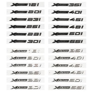【BMW】Xdrive18i 20i 23i 25i 28i 30i 35i 40i 45i 48i 50i 55i BMW Fender side emblem Sticker four-wheel