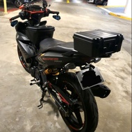 Storage box black plastic pelican copy motorcycle box ebike waterproof protective drz camera rack