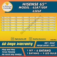 65A7100F HISENSE 65" LED TV BACKLIGHT (LAMPU TV) HISENSE 65 INCH LED TV BACKLIGHT 65A7100