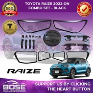 Toyota Raize Garnish Cover Set Black Chrome 2022 - 2023 ON / Toyota Raize Accessories