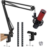 uadCast 2 Boom Arm Mic Stand, Adjustable Mic Arm with 3/8’’ to 5/8’’ Adapter Compatible with HyperX 
