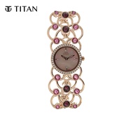 Titan Raga Pink Dial Womens Watch 95006WM01