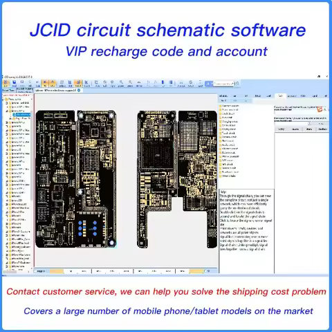 JC JCID Drawing Schematic Diagram Bitmap JC Drawing Card 30DAY 365DAY for iPhone Android Mobile Phon